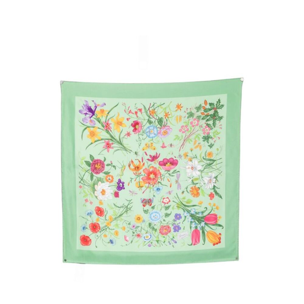 Gucci Women Printed Silk Foulard